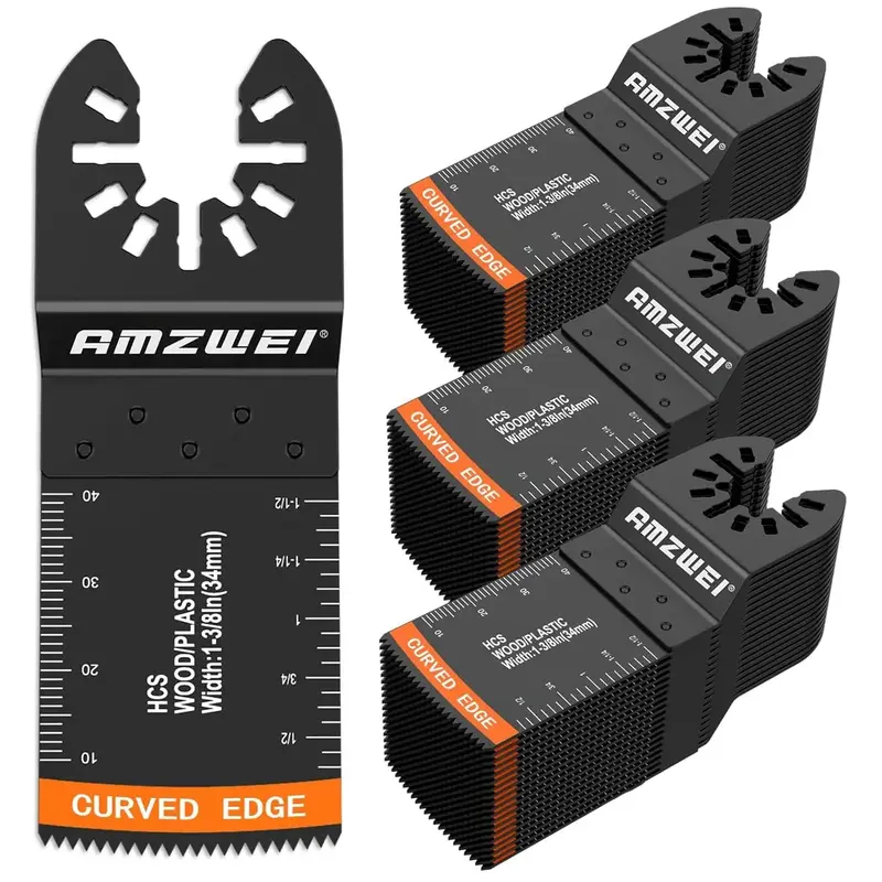 Father's Day Gifts 54 Pcs Wood Oscillating Multitool,Oscillating Tool Blades,Professional Universal Oscillating Saw Blades,Qu...