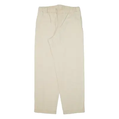 MAUI-WOWIE Womens Trousers Beige Loose Straight W32 L29