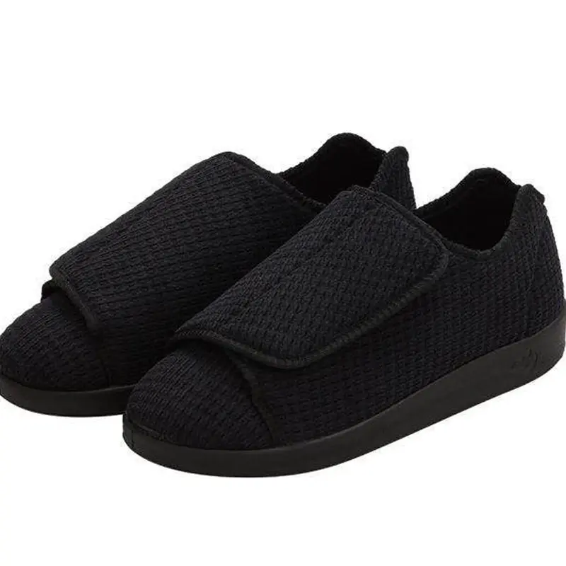 Silverts Men's Extra Extra Wide Slip-Resistant Slippers - Navy - 10