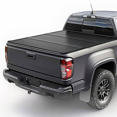 YITAMOTOR®  FRP Hard Tri-fold Truck Bed Tonneau Cover Compatible with 2020-2025 Chevy Silverado/GMC Sierra 2500 3500 HD 6.9 ...