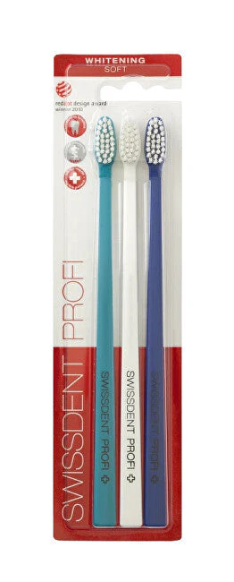 Swissdent Zurich Soft Whitening Toothbrush 2 + 1 FREE