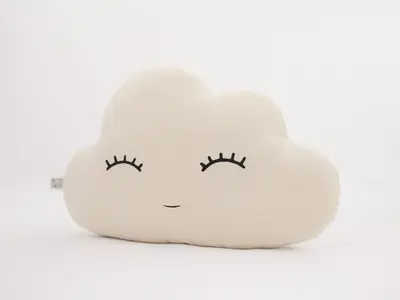 Beige Cloud Pillow
