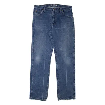 WRANGLER Mens Jeans Blue Regular Straight W34 L34