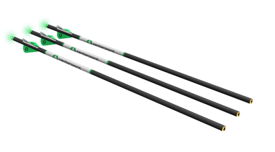 Carbon Arrows - 3pk [With Lighted Half-Moon Nocks]
