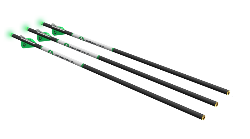 Carbon Arrows - 3pk [With Lighted Half-Moon Nocks]
