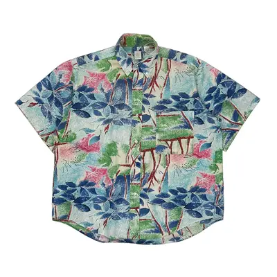 Bill Robin Son Hawaiian Shirt - Large Multicoloured Cotton