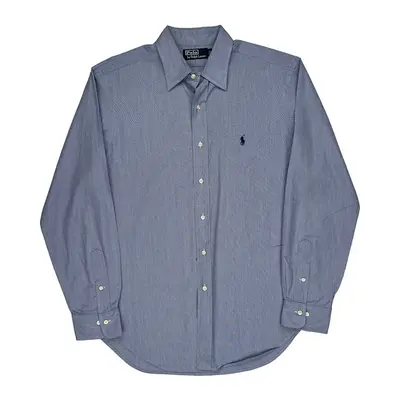 Polo By Ralph Lauren Striped Shirt - Large Blue Cotton