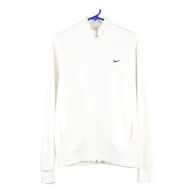 Nike Zip Up - XL White Cotton