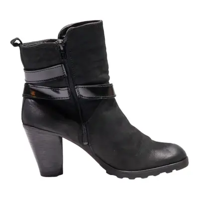 TAMARIS Ankle Boots Black Synthetic Womens UK 6