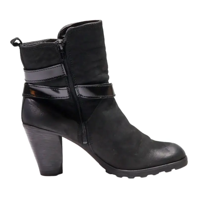 TAMARIS Ankle Boots Black Synthetic Womens UK 6