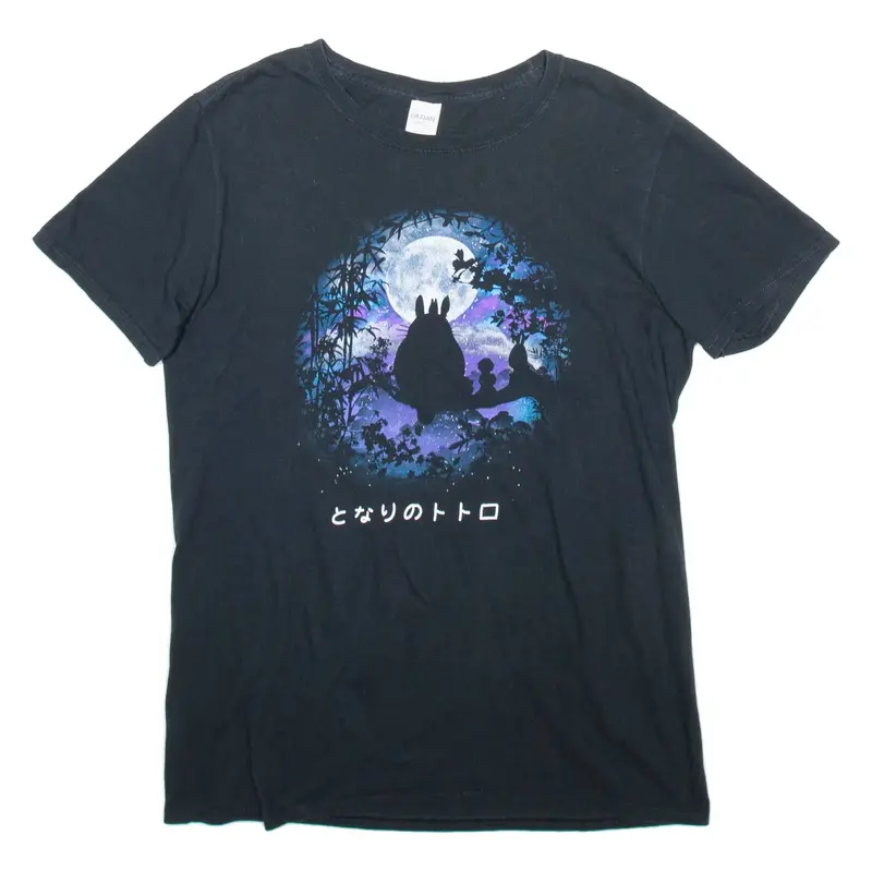 GILDAN My Neighbor Totoro Mens T-Shirt Black M