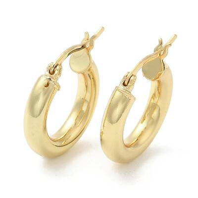 Rack Plating Brass Hoop Earrings