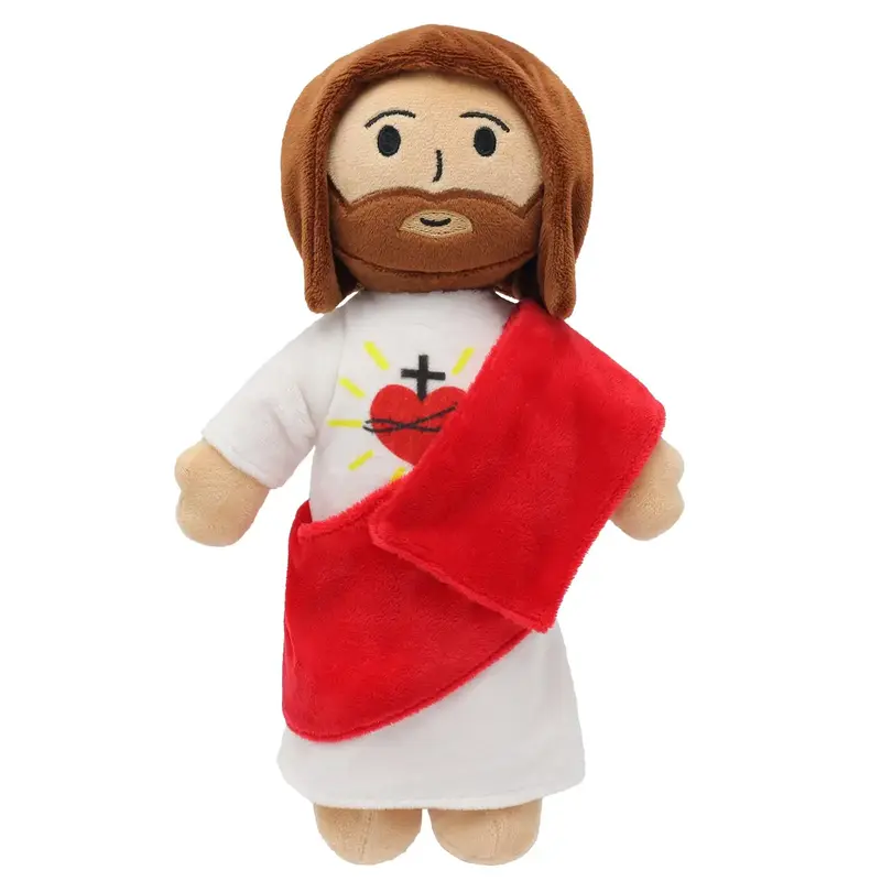 Yelakey (No light, No breathing) Sacred Heart of Jesus Plush Toys Stuffed toys plushies for kids children,  Lovely Easter Gif...