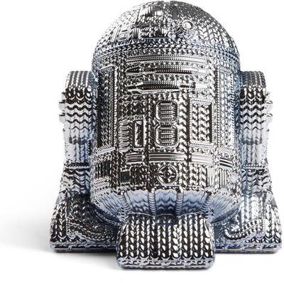 Star Wars - R2-D2 Silver Electroplated Limited Edition Vinyl Figure