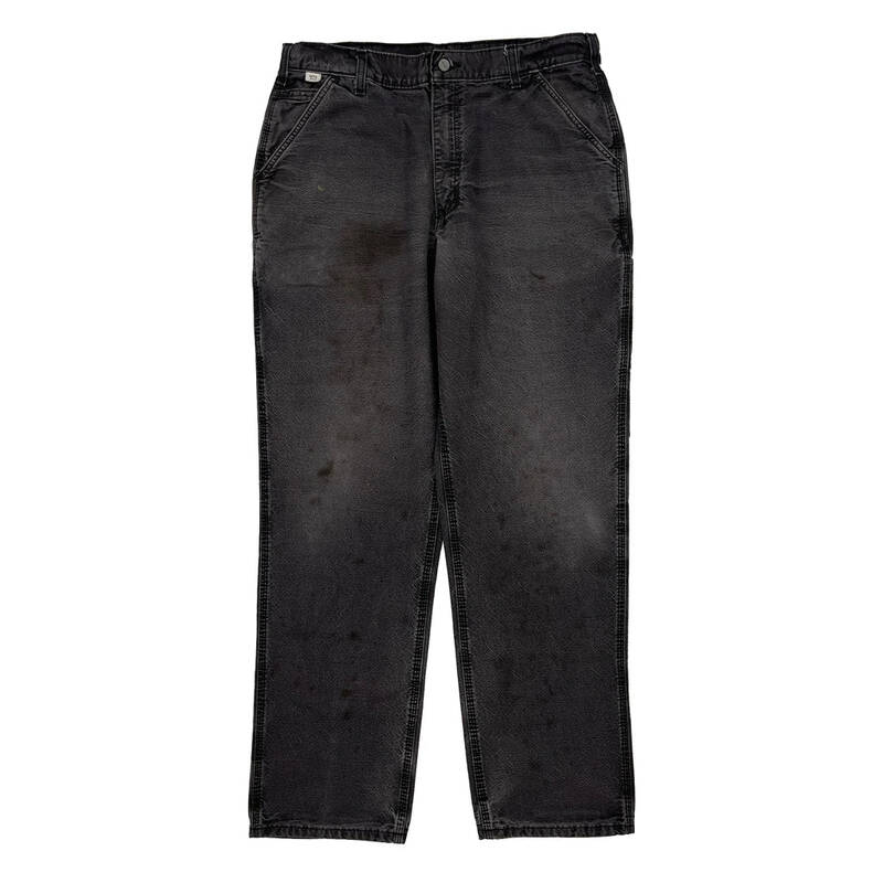 Carhartt Carpenter Trousers - 34? Waist Black Cotton Blend