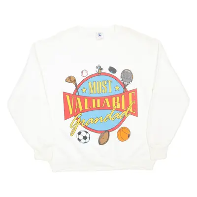 DELTA Most Valuable Grandad Mens Sweatshirt Cream L