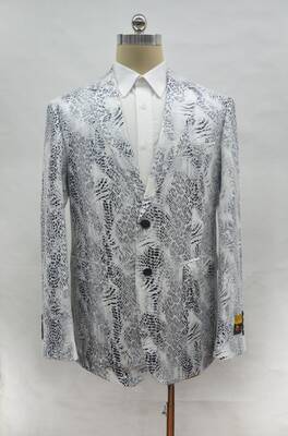 Exotic - White - Mens Wholesale Blazers