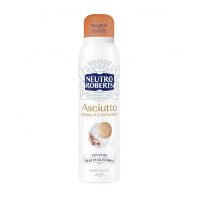 Neutro Roberts Dry Deodorant Sandalwood And Patchouli Spray 150 Ml