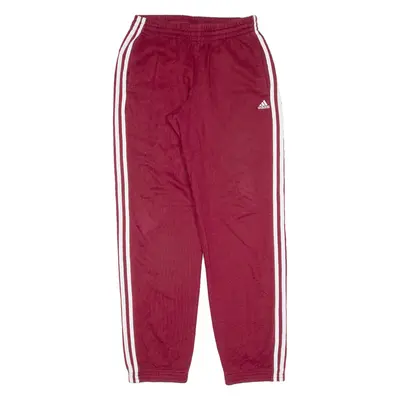 ADIDAS Mens Joggers Red Tapered M W28 L30