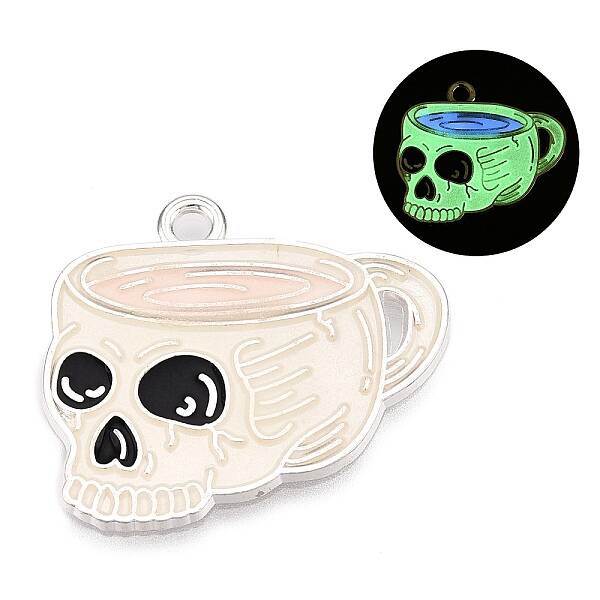 Luminous Alloy Enamel Pendants