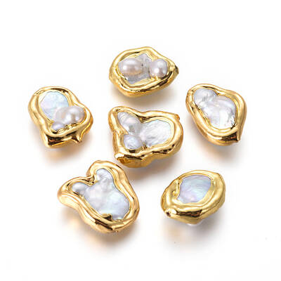 Natural Baroque Pearl Cultured Freshwater Pearl Beads