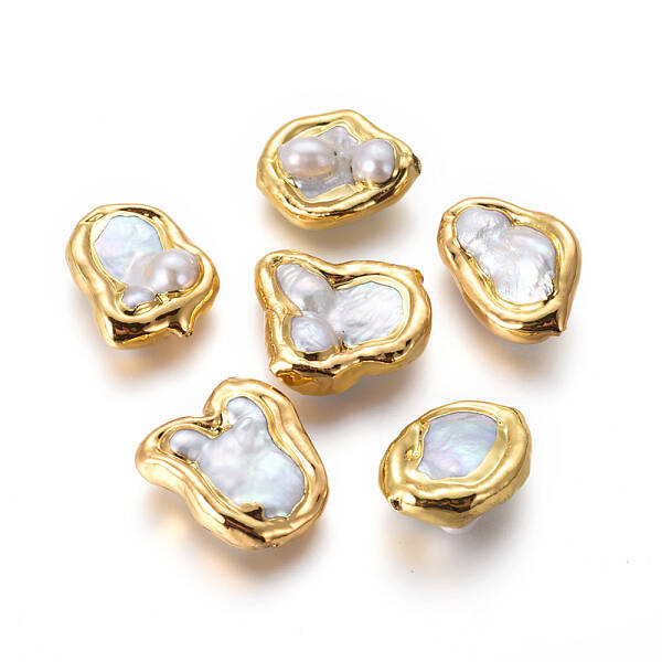 Natural Baroque Pearl Cultured Freshwater Pearl Beads