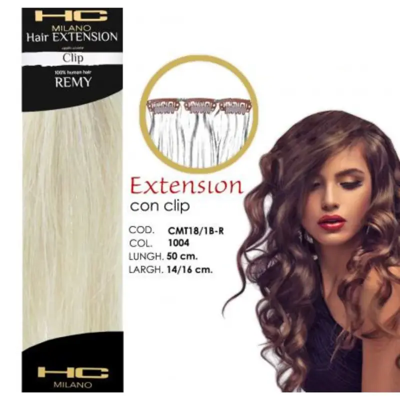 Hc milano extension 3 remy clips width 14-16cm length 50cm col.s3/33
