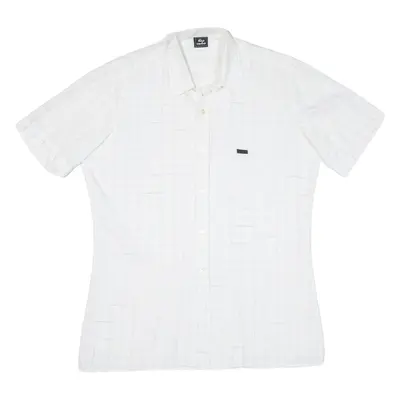 DINO CARINO Mens Shirt White Check M