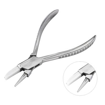Steel Round Nose and Flat Nylon Jaw Pliers