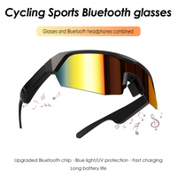 Smart Music Sports Bluetooth Sunglasses with Dual Channel Stereo Sound for Outdoor Activities