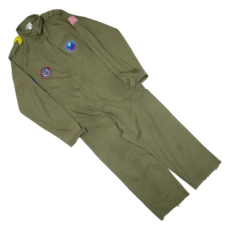 USA Flight Mens Boiler Suit Green Relaxed L W37 L25