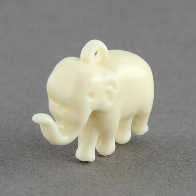 Synthetic Coral Pendants