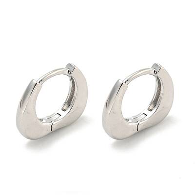 Brass Hoop Earrings