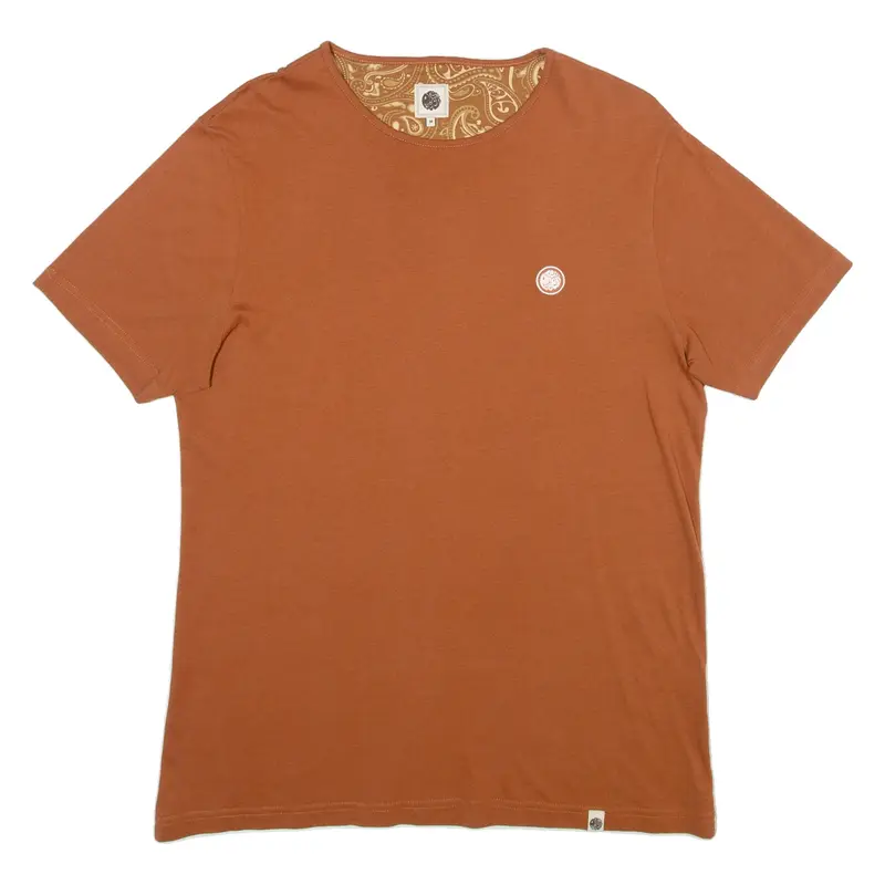 PRETTY GREEN Mens T-Shirt Brown M