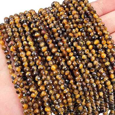 Natural Tiger Eye Beads Strands