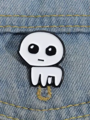 Cute Cartoon Animal Shape Brooch Pin, Casual Trendy Funny Enamel Clothes Badge Clip, Unisex Clothes New Trendy Streetwear Kaw...