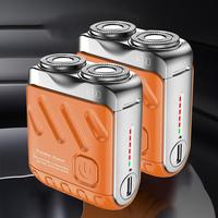 Portable Electric Shaver, 2 Counts/set Men's Electric Shaver with Storage Bag, Suitable for Car, Travel, Outdoor, Men's Groom...