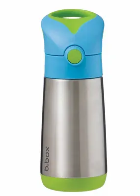 B.Box Thermos thermos with straw Blue 350 ml