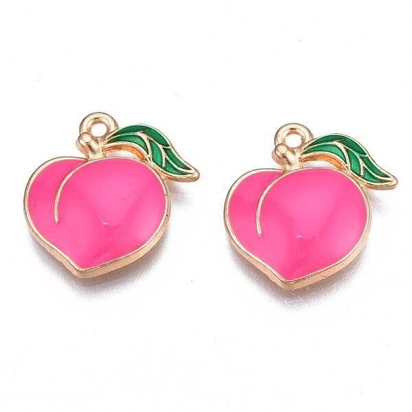 Rack Plating Alloy Enamel Pendants