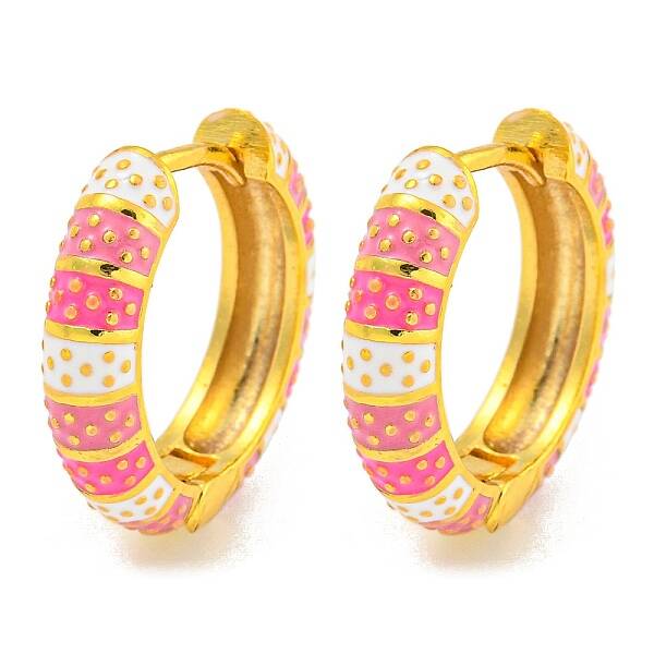 Rack Plating Brass Hoop Earrings
