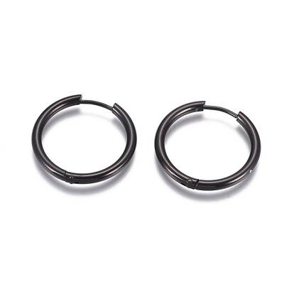 304 Stainless Steel Huggie Hoop Earrings