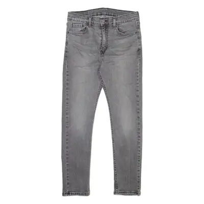 LEVI'S 510 Jeans Mens Grey Slim Skinny Stone Wash W29 L28