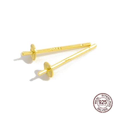 925 Sterling Silver Stud Earring Findings
