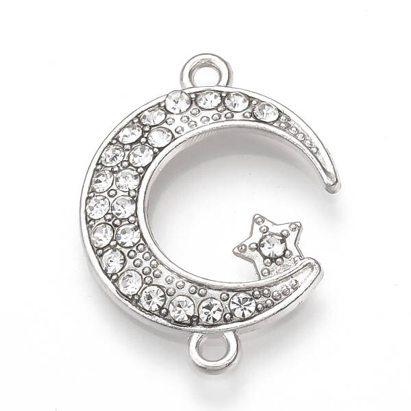 Alloy Rhinestone Links connectors