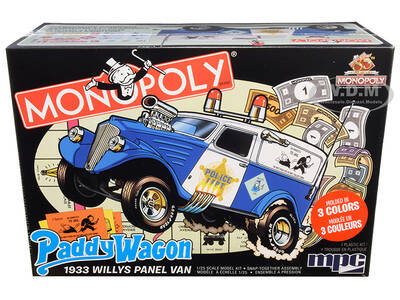 Skill 2 Snap Model Kit 1933 Willys Panel Paddy Wagon Police Van \
