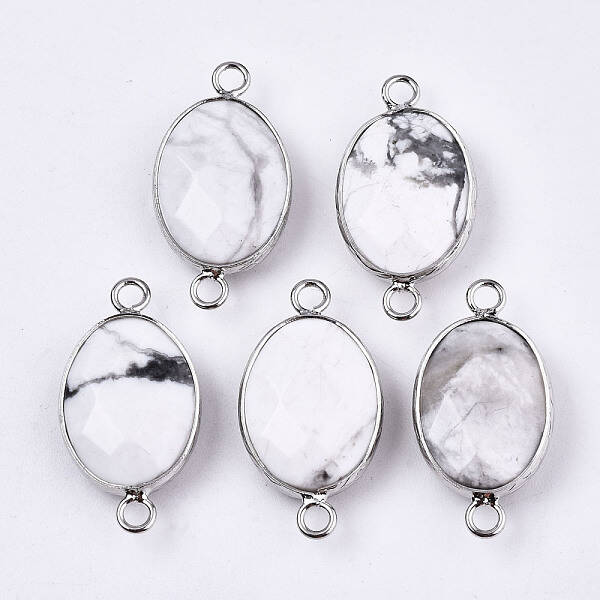 Natural Howlite Links/Connectors