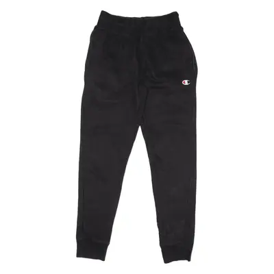 CHAMPION Reverse Weave Joggers Black Tapered Mens S W26 L30