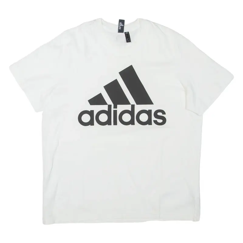 ADIDAS Mens T-Shirt White XL