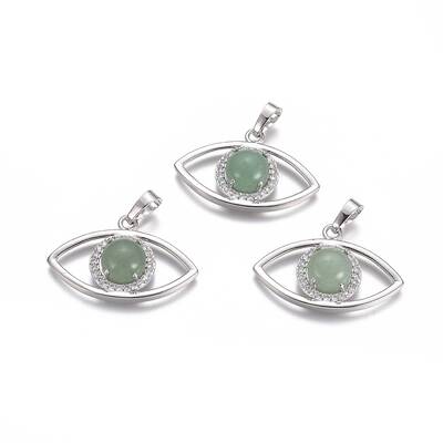 Natural Green Aventurine Pendants