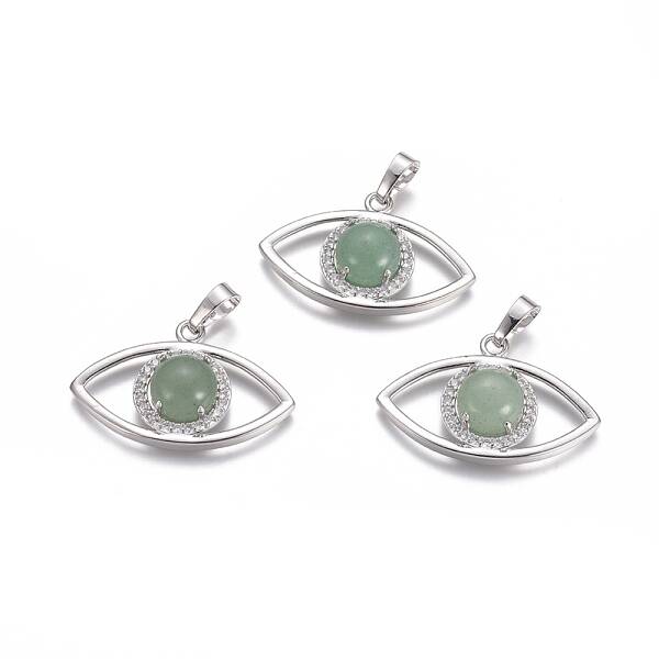 Natural Green Aventurine Pendants